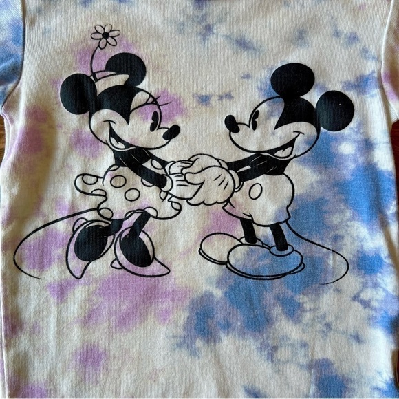 Disney x Gap Mickey Mouse Minnie Mouse Red w/ Stars & Tie Dye PJ Set x2 🐭 - Picture 12 of 16